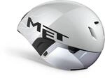 MET - Codatronca Rennradhelm in Wei&szlig;/Silber, Gr&ouml;&szlig;e M (56-58 cm)