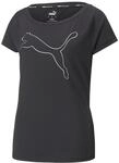 PUMA Damen Train Favorite Jersey Cat Tee Unterhemd, Schwarz, S EU