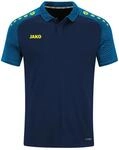 JAKO Kinder Poloshirt Performance, Marine/Jako-Blau, 140