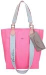 Fritzi Izzy02 Canvas Neon Pink Shopper Baumwollmix Damen Handtasche Festival City