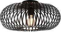 Trio Leuchten Deckenleuchte Johann 606900132, Metall Schwarz matt, exkl. Leuchtmittel