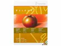 Pastellpapier Velour Block 10Farben 260g/m², 30x40cm, 10Blatt