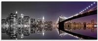 ARTland Wanddeko Glasbilder Wandbild Glas Bild einteilig 125x50 cm Querformat...