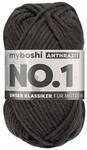 50g myboshi original No.1 Wolle Fb.195 anthrazit