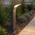Lucande LED Wegeleuchte/Pollerleuchte mit Bewegungsmelder, H&ouml;he 60cm Wegelampe