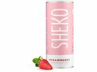 SHEKO Strawberry Erdbeere Mahlzeitersatz Shake - 25 Shakes pro Dose -...