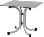 Siena Garden Klapptisch Sola 80x80cm silber