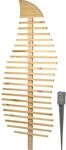dobar&reg; Design Rankhilfe Blattform Fraxinus aus Massivholz f&uuml;r Rosen -