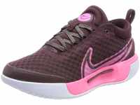 Nike Damen Women's Zoom Court Pro Hardcourt Premium Sneaker, Burgundy