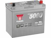 Yuasa Hochleistungs-Autobatterie YBX5053, silberfarben