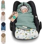 ULLENBOOM Einschlagdecke f&uuml;r die Babyschale - Ideal f&uuml;r Herbst & Winter | TOG 2.5,