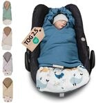 ULLENBOOM Einschlagdecke f&uuml;r die Babyschale - Ideal f&uuml;r Herbst & Winter | TOG 2.5,