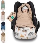 ULLENBOOM Einschlagdecke f&uuml;r die Babyschale - Ideal f&uuml;r Herbst & Winter | TOG 2.5,