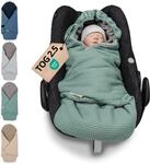 ULLENBOOM Einschlagdecke f&uuml;r die Babyschale - Ideal f&uuml;r Herbst & Winter | TOG 2.5,