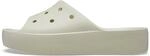Crocs Damen Klassische Plateau-Sandalen Slides, Knochen, 38 EU