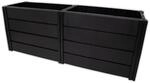 KHW | Hochwertiges Hochbeet | Demeter XL | schmal | platzsparend | 158 &times; 44 &times; 61 cm