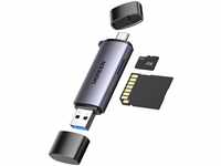 UGREEN SD Kartenleser 104MB/s Dual Stecker Kartenlesegerät USB C USB 3.0 SD...