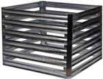 dobar&reg; 58602e Komposter Muck | Metallkomposter Bausatz | Quadratischer