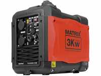 Matrix Notstromaggregat Benzin leise Inverter Stromerzeuger 3300 Watt...