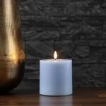 MARELIDA LED Kerze Echtwachs Deluxe Homeart Stumpenkerze mit realistischer 3D...