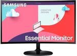Samsung S36C Essential Monitor S24C364EAU, Curved, 24 Zoll, VA-Panel, Full