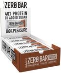 BioTechUSA Zero Bar Protein Snack - Zuckerarm & Laktosefrei | Knusprige Textur 