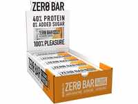 BioTechUSA Zero Bar Protein Snack - Zuckerarm & Laktosefrei | Knusprige Textur 