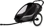 Hamax Cocoon Twin Kinderfahrradanhänger: grau/schwarz Twin Hamax Cocoon Twin Kinderfahrradanhänger: grau/schwarz Twin