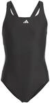adidas M&auml;dchen Cut 3-Stripes Swimsuit, Black/White, 7-8 Years
