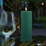 MARELIDA LED Kerze Outdoor DELUXE Homeart mit realistischer 3D Flamme...