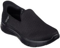 Skechers M&auml;dchen Go Walk Flex Hausschuh, Schwarzer Textilrand, 35.5 EU