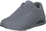 Skechers Herren UNO Stand On Air Sneaker, Light Grey Durabuck Mesh, 44 EU