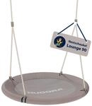 HUDORA Nestschaukel Lounge - H&ouml;henverstellbare H&auml;ngeschaukel mit 90cm Durchmesser