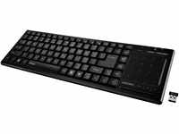 Trust Tacto Wireless Entertainment Keyboard with Touchpad ES - Teclado QWERTY