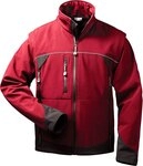 Elysee Softshell Jacke mit abnehmbaren &Auml;rmeln Omega, Medium, Rot