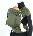 Didymos DidyKlick 4u Babytrage - Halfbuckle Tragehilfe Olive - f&uuml;r Babys und