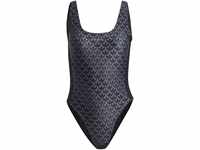 ADIDAS Women's MONOGRM Suit Swimsuit, Black/White, 48