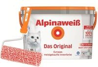 Alpinawei&szlig; Das Original &ndash; optimal deckende und ergiebige wei&szlig;e Wandfarbe &ndash; mit