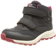 Jack Wolfskin Unisex Kinder Woodland Texapore Mid Vc K, Dark Blue / Pink, 37 EU