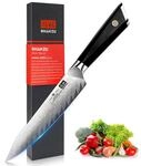 SHAN ZU Damast K&uuml;chenmesser, Profi Allzweckmesser Kochmesser 15cm | Damastmesser 67