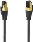 Hama Cat 8 Netzwerkkabel 5m, Gigabit Ethernet bis zu 40 Gbps (RJ45 Lankabel,...
