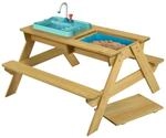 TP Toys Splash and Play h&ouml;lzerner Picknicktisch mit funktionierendem...