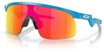 Oakley Youth Frogskins Oj9026 Sunglasses, Shiny Blue/Prizm Ruby, 23/12/123