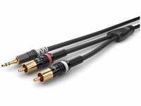 Sommer Cable Basic+ HBP-3SC2 / 3,5 mm Miniklinke stereo Hicon - 2 RCA/Cinch...