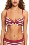 ESPRIT Damen Brela Beach Rcs Pad.plunge Bikini, Dark Red 3, A EU