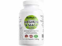 Maca 3600 mg & Arginin 3000 mg 150 vegane Kapseln Qualität aus Deutschland Ohne