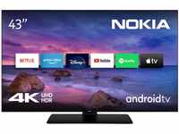 Nokia 43 Zoll (139 cm) 4K UHD Fernseher Smart Android TV (DVB-C/S2/T2, Netflix, Prime