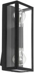 EGLO Au&szlig;en-Wandlampe Alamonte 1, 2 flammige Au&szlig;enleuchte, Wandleuchte aus Stahl