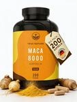 Maca Kapseln Gold - 24.000mg pro Tag - 20:1 hochdosiert - (200 St&uuml;ck) Premium Maca