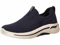 Skechers Damen Go Walk Arch Fit Iconic Sneaker, Navy Textile Trim, 36.5 EU